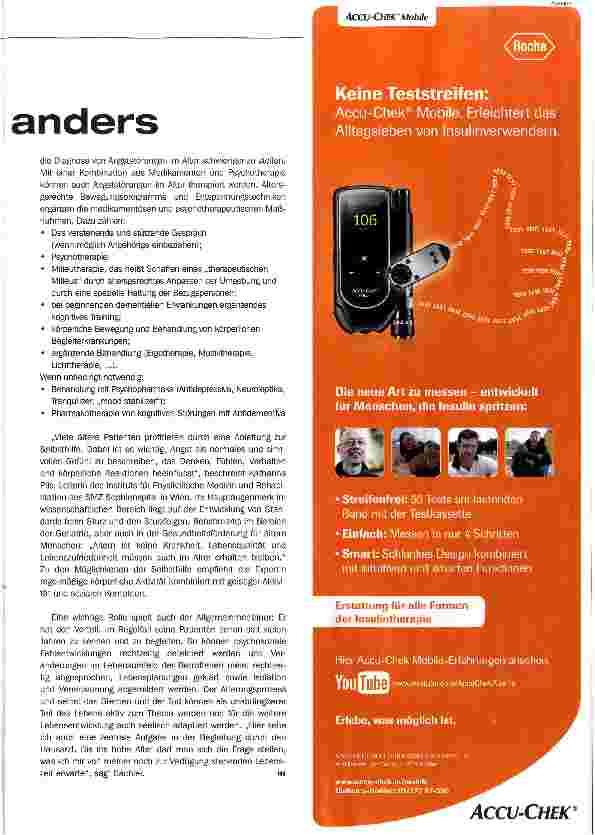 Vorschauseite 2: Angst im Alter ist anders