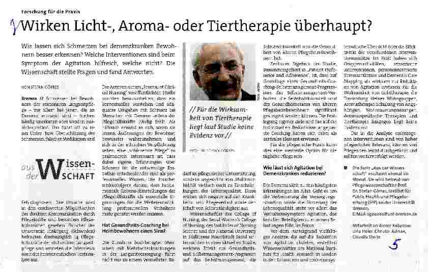 Vorschauseite 1: Wirken Licht-, Aromaoder Tiertherapie überhaupt?