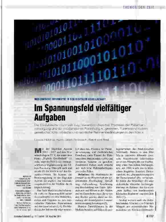 Vorschauseite 1: Im Spannungsfeld vielfältiger Aufgaben