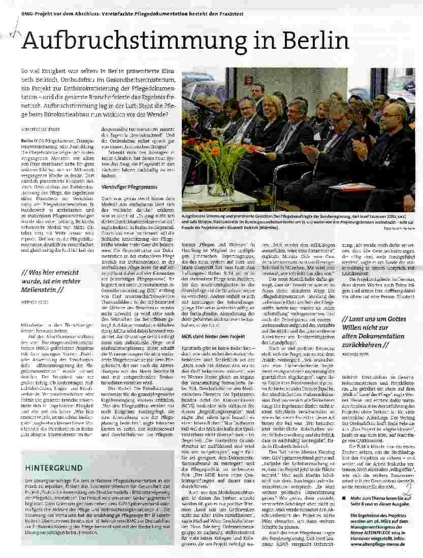 Vorschauseite 1: Aufbruchstimmung in Berlin