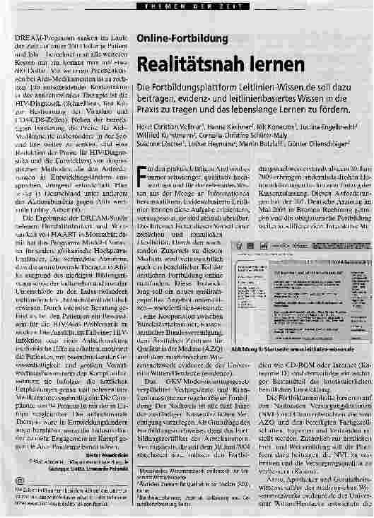 Vorschauseite 1: Online-Fortbildung. Realitätsnah lernen