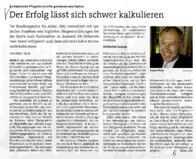 Vorschauseite 1: Der Erfolg lässt sich schwer kalkulieren
