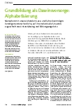 Vorschauseite 1: Grundbildung als Daseinsvorsorge: Alphabetisierung