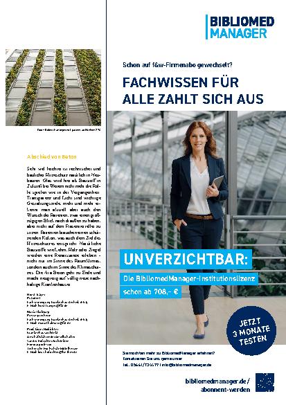Vorschauseite 3: Technischer Hitzeschutz Aufenthaltsqualität muss mehr wert sein