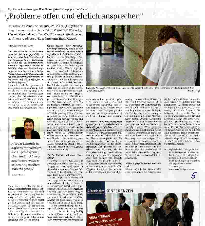 Vorschauseite 1: Probleme offen und ehrlich ansprechen