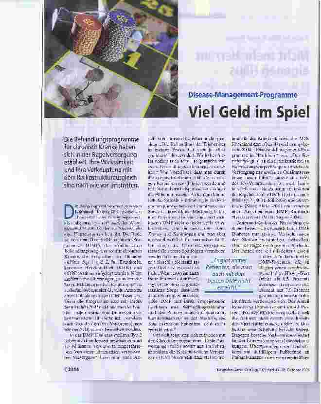 Vorschauseite 1: Viel Geld im Spiel