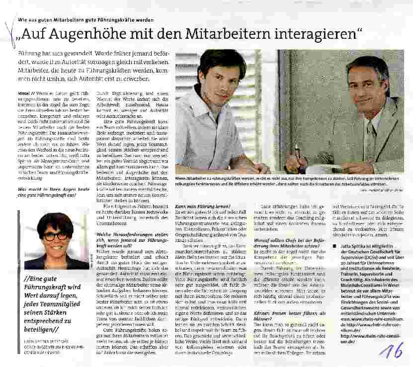 Vorschauseite 1: Auf Augenhöhe mit den Mitarbeitern interagieren