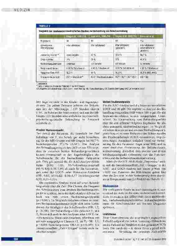 Vorschauseite 6: Therapie von Schulvermeidern mit psychiatrischen Erkrankungen
