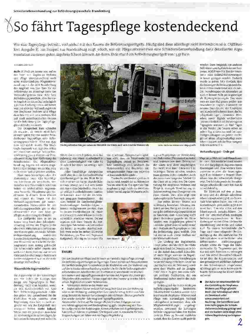 Vorschauseite 1: So fährt Tagespflege kostendeckend