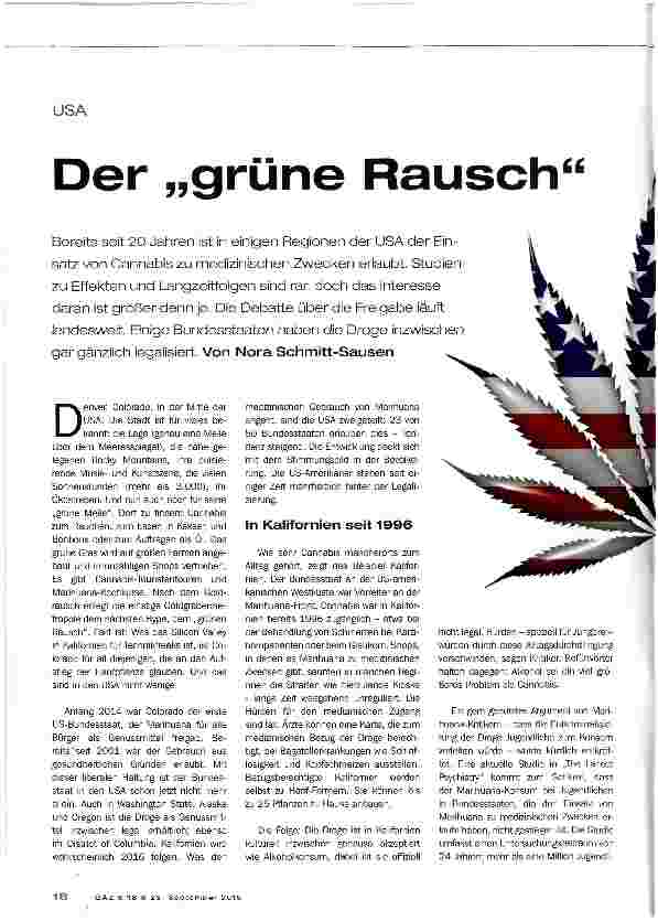 Vorschauseite 1: Der grüne Rausch