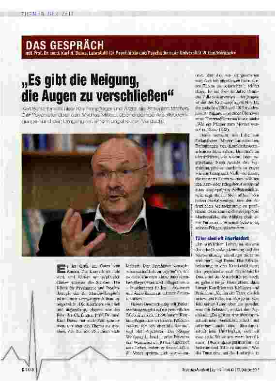 Vorschauseite 1: Es gibt die Neigung, die Augen zu verschließen