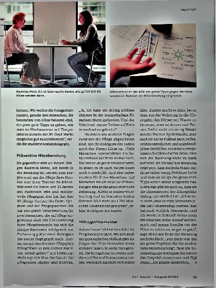 Vorschauseite 2: "Hitze macht mir Angst"