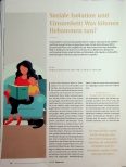 Vorschauseite 1: Soziale Isolation und Einsamkeit: Was können Hebammen tun?