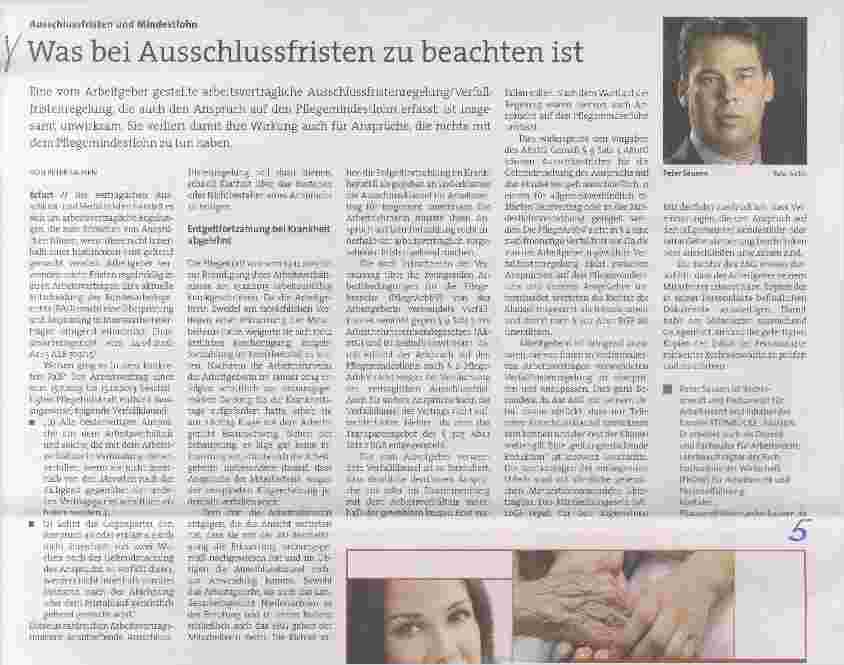 Vorschauseite 1: Was bei Ausschlussfristen zu beachten ist
