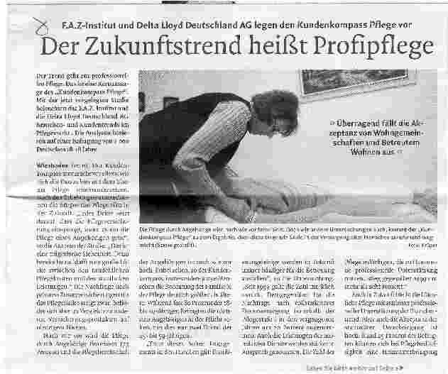 Vorschauseite 1: Der Zukunftstrend heißt Profipflege