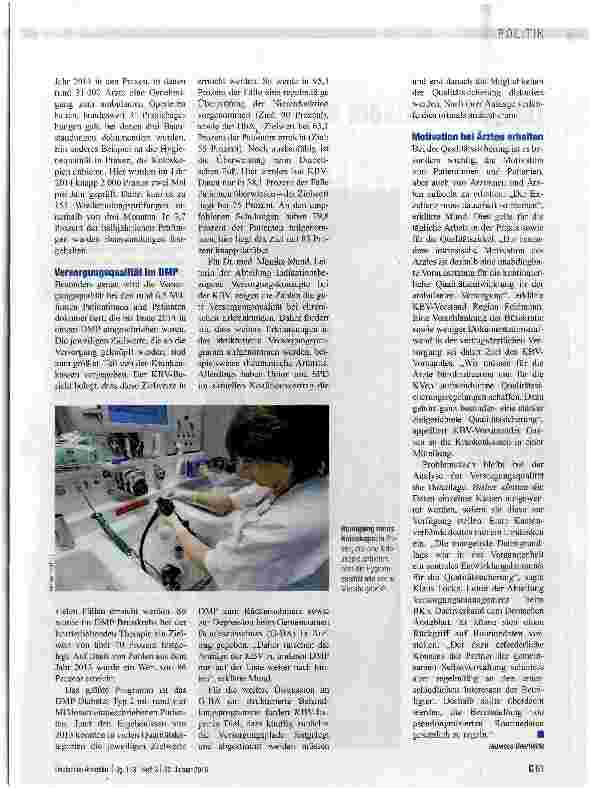 Vorschauseite 2: Hohe Qualität in der Praxis
