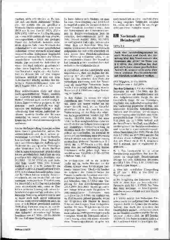 Vorschauseite 2: Rechtsprechung