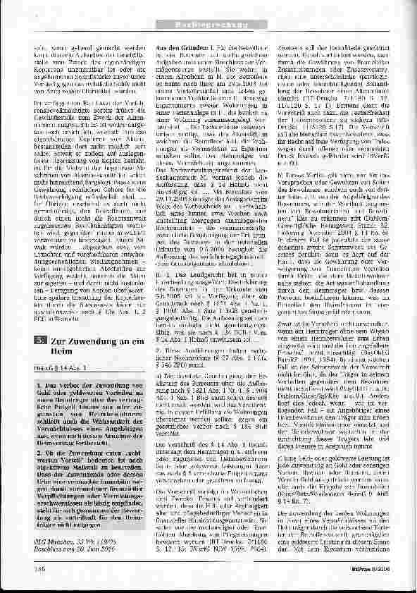 Vorschauseite 5: Rechtsprechung