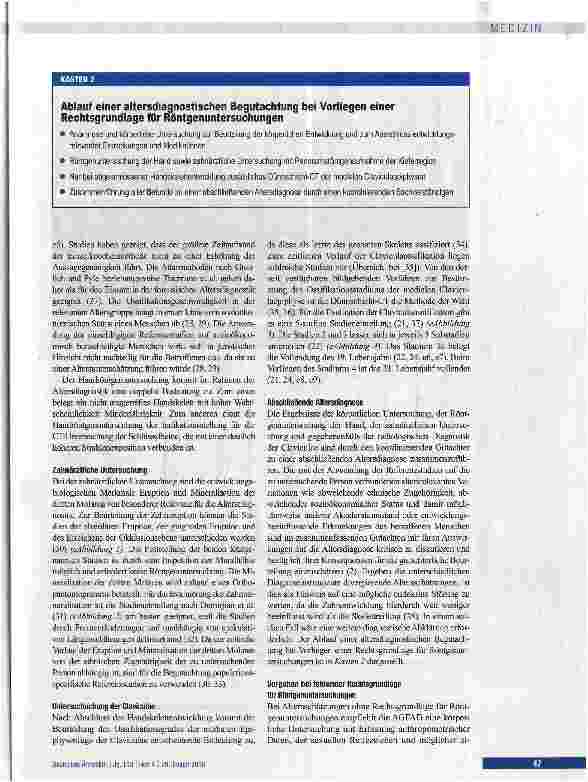 Vorschauseite 4: Forensische Altersdiagnostik