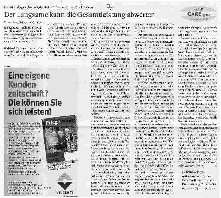 Vorschauseite 1: Der Langsame kann die Gesamtleistung abwerten