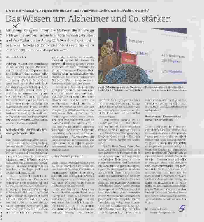 Vorschauseite 1: Das Wissen um Alzheimer und Co. stärken