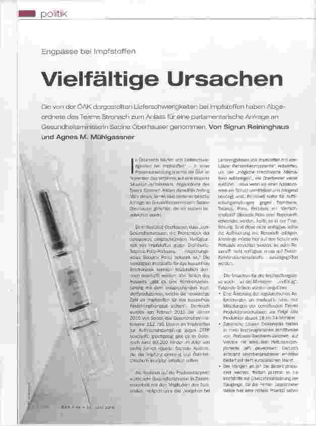 Vorschauseite 1: Vielfältige Ursachen