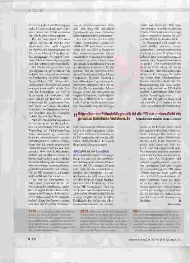 Vorschauseite 2: Der Wunsch nach einem gesunden Kind