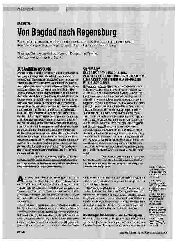 Vorschauseite 1: Von Bagdad nach Regensburg