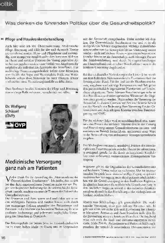 Vorschauseite 4: Antworten auf das ÖÄK- Memorandum