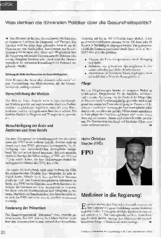 Vorschauseite 6: Antworten auf das ÖÄK- Memorandum