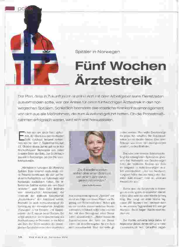 Vorschauseite 1: Fünf Wochen Ärztestreik