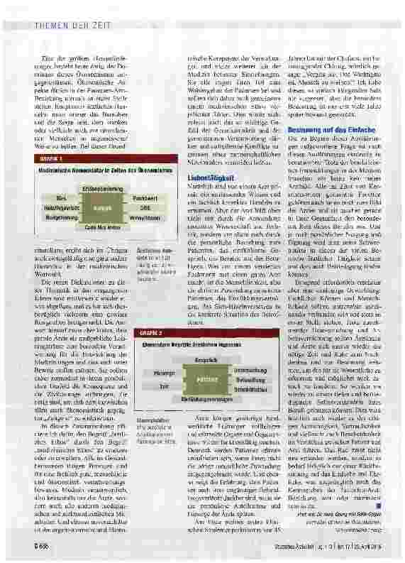 Vorschauseite 3: Brauchen wir ein neues Arztbild?