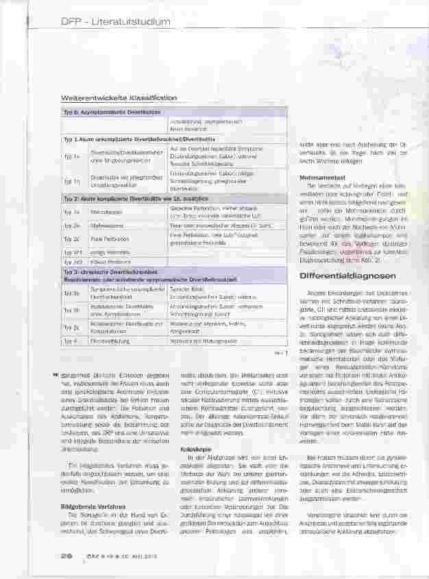 Vorschauseite 3: Divertikulose und Divertikulitis