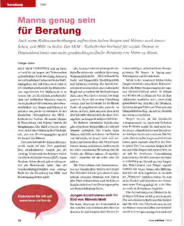 Vorschauseite 1: Manns genug sein für Beratung