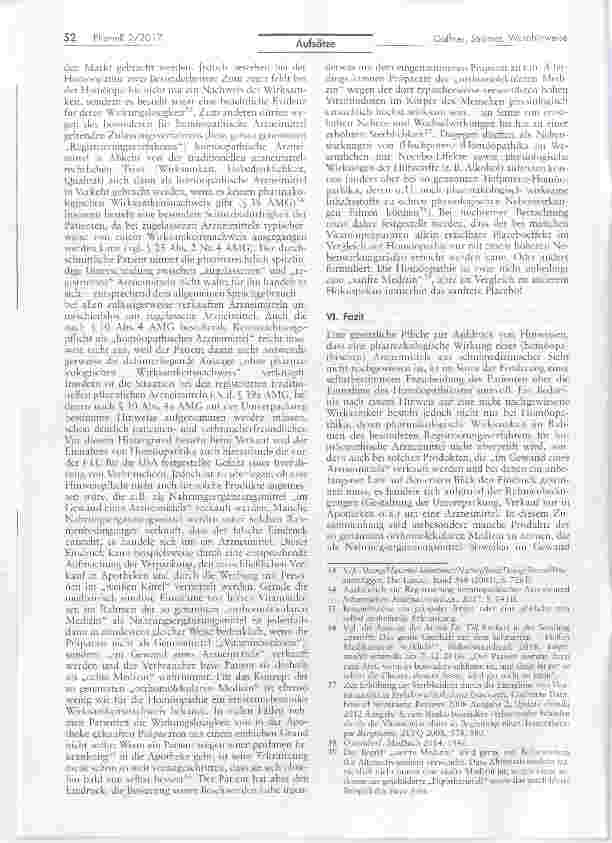 Vorschauseite 4: Verpflichtende Warnhinweise auf homöopathischen Verpackungen Schikane oder notwendige Aufklärung?