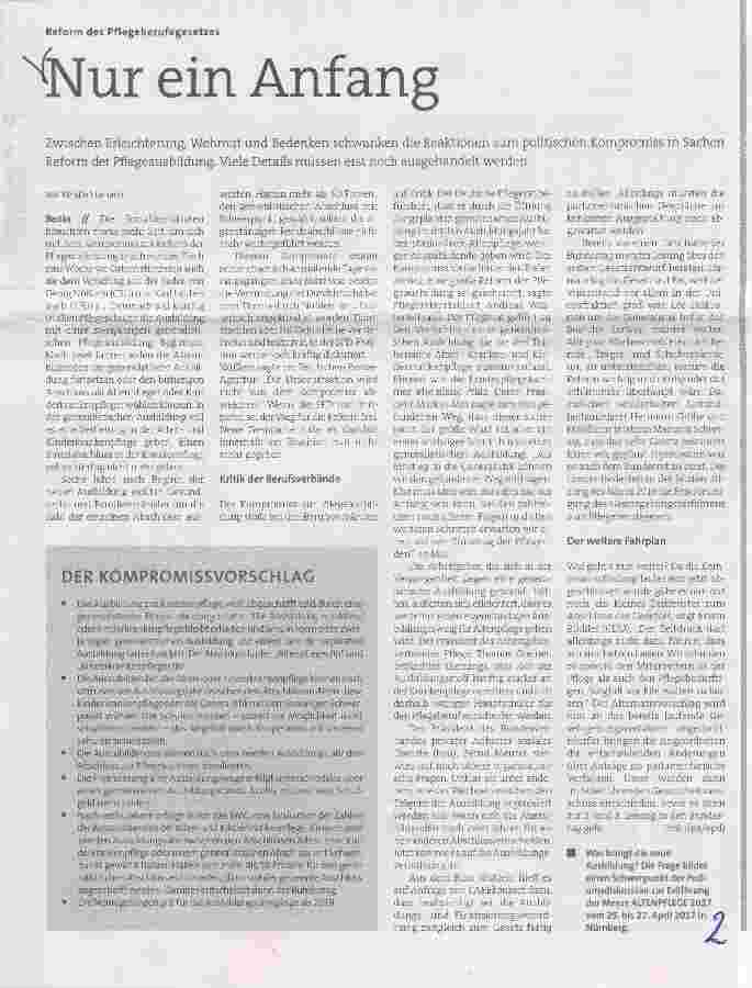 Vorschauseite 1: Nur ein Anfang