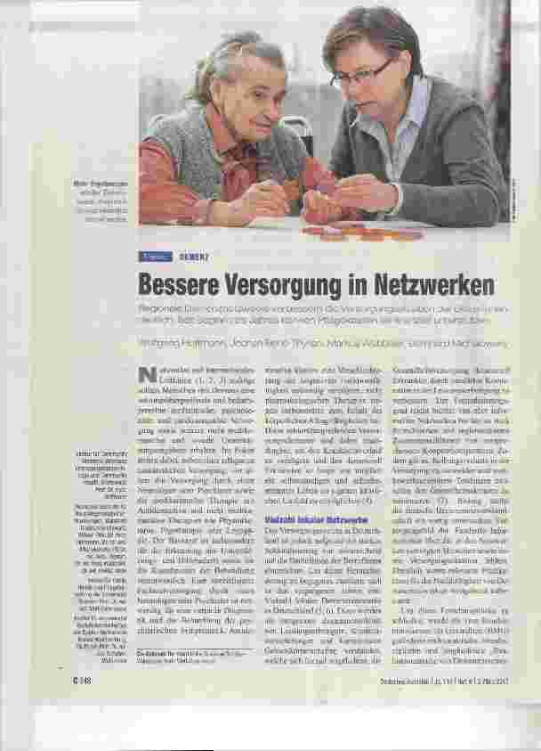 Vorschauseite 1: Bessere Versorgung in Netzwerken