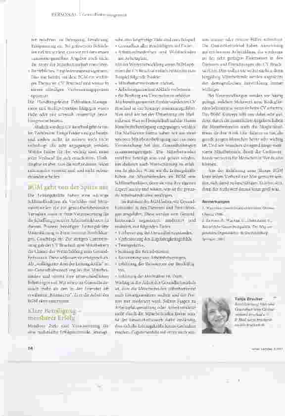 Vorschauseite 3: Wohlbefinden ist Chefsache und Aufgabe der Mitarbeiter zugleich