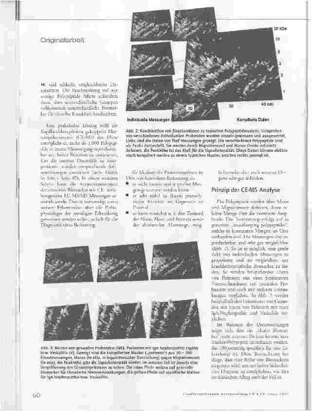 Vorschauseite 2: Originalarbeit - Proteomanalyse