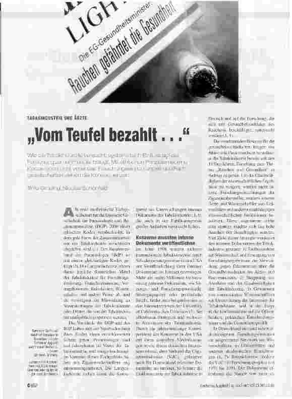 Vorschauseite 1: Vom Teufel bezahlt...