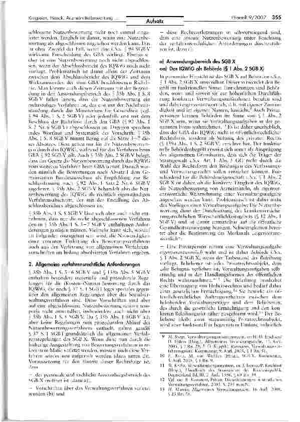 Vorschauseite 3: Prozedurale Anforderungen an die Arzneimittelbewertung durch das Institut für Qualität und Wirtschaftlichkeit im Gesundheitswesen und den Gemeinsamen Bundesausschuss