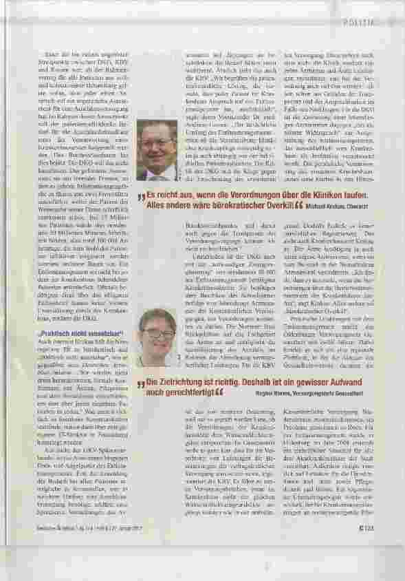 Vorschauseite 2: Entlassmanagement steht infrage