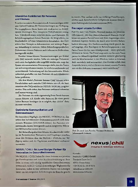 Vorschauseite 2: Digital. Sicher. Interoperabel - Das NEXUS / PORTAL für die digitale Gesundheitsversorgung