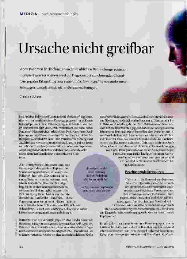 Vorschauseite 1: Ursache nicht greifbar