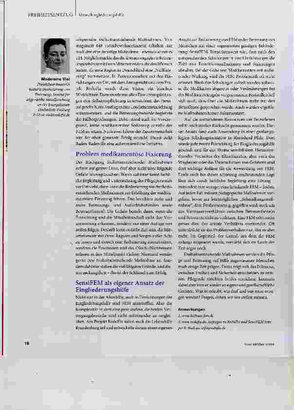 Vorschauseite 3: Freiheit und Teilhabe versus Sicherheit