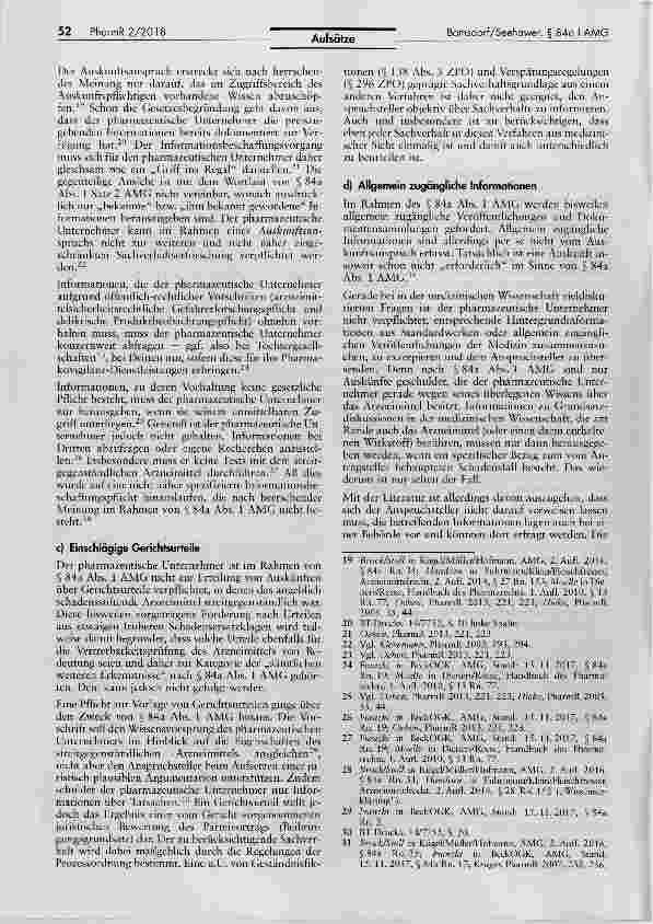 Vorschauseite 4: Der Auskunftsanspruch nach § 84a Abs. 1 AMG in der Praxis