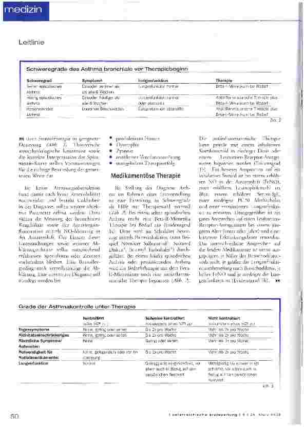 Vorschauseite 3: Asthma bronchiale bei Kindern und Jugendlichen