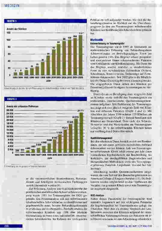 Vorschauseite 2: Rückgang der Traumaletalität