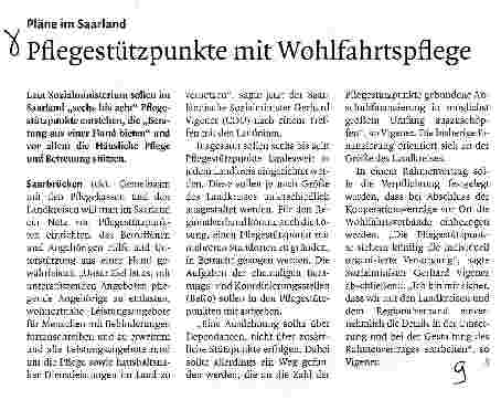 Vorschauseite 1: Pflegestützpunkte mit Wohlfahrtspflege