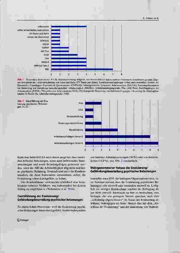 Vorschauseite 4: Messung psychischer Belastungen in Krankenhäusern